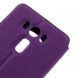 Песочный чехол с окном информации для ASUS ZenFone 3 Deluxe ZS550KL (Фиолетовый)