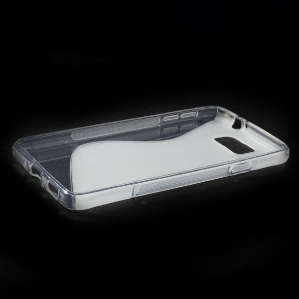 Антискользящий чехол для Samsung Galaxy Alpha G850 (Прозрачный)