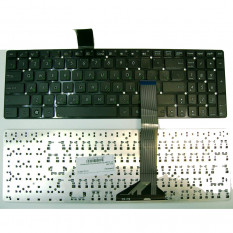 Клавиатура для ноутбука Asus K55 X501 K55XI черная без рамки (вертикальный Enter) 006663