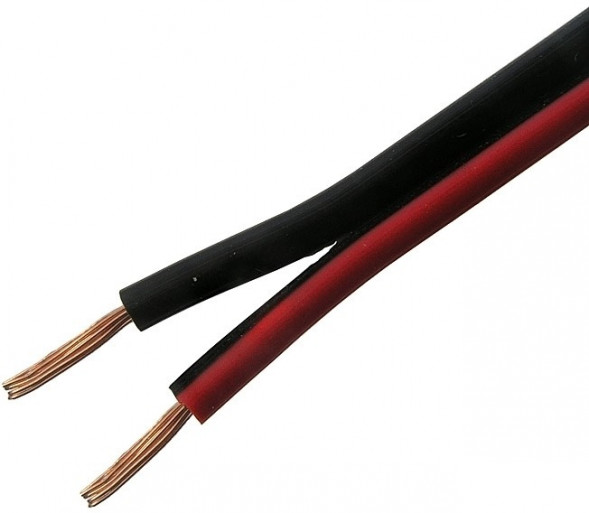 2x0.35 CU+CCA R/B Акустический кабель 1 метр