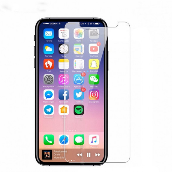 Стекло противоударное LYVIX для iPhone X 0.33мм 2D