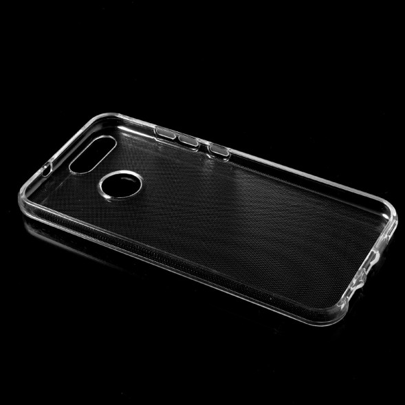 Силиконовый чехол накладка для Huawei Nova 2 (прозрачный)