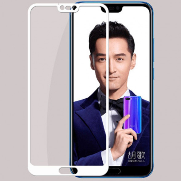 3D Защитное стекло для Huawei Honor 10 (белый)