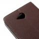 Чехол книжка с визитницей для Microsoft Lumia 650 (Коричневый)