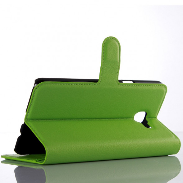 Чехол книжка с визитницей для Samsung Galaxy A9 (2016) (Зеленый)