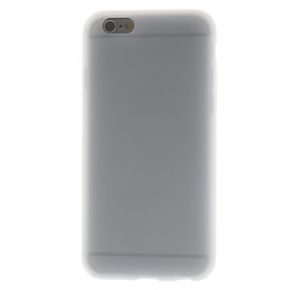 Силиконовый чехол накладка для iPhone 6, 6S (Белый)