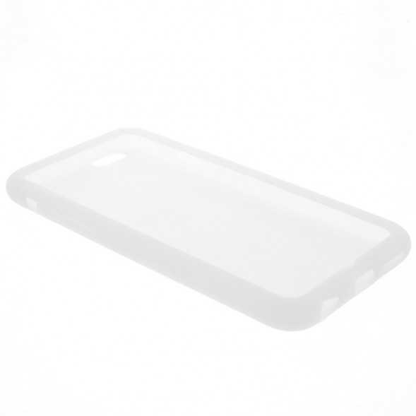 Силиконовый чехол накладка для iPhone 6, 6S (Белый)