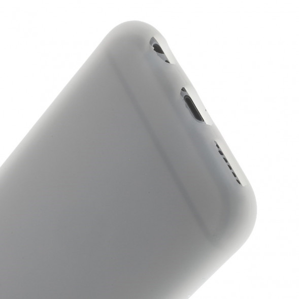 Силиконовый чехол накладка для iPhone 6, 6S (Белый)