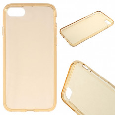 Силиконовый TPU накладка чехол для iPhone 7 (Золото)