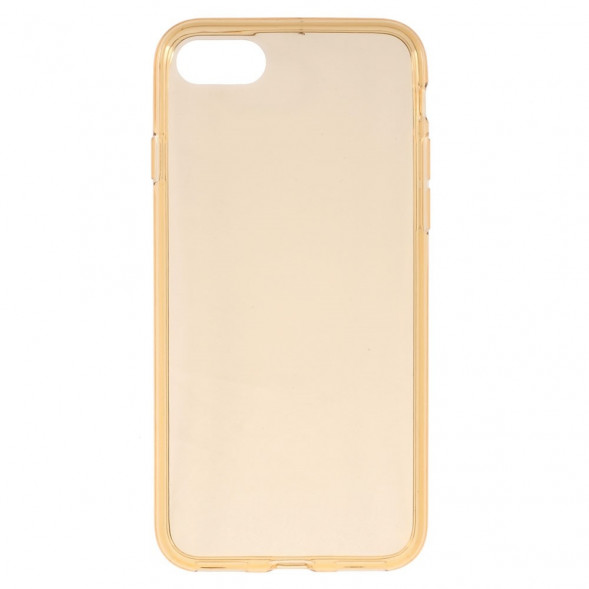 Силиконовый TPU накладка чехол для iPhone 7 (Золото)