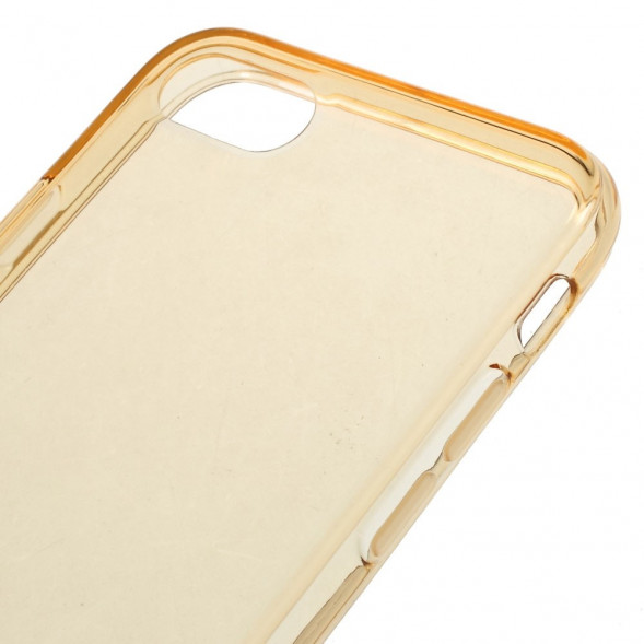 Силиконовый TPU накладка чехол для iPhone 7 (Золото)