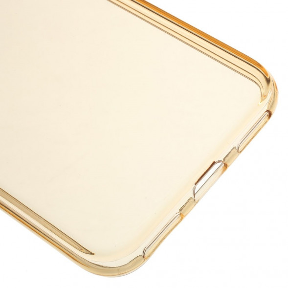Силиконовый TPU накладка чехол для iPhone 7 (Золото)
