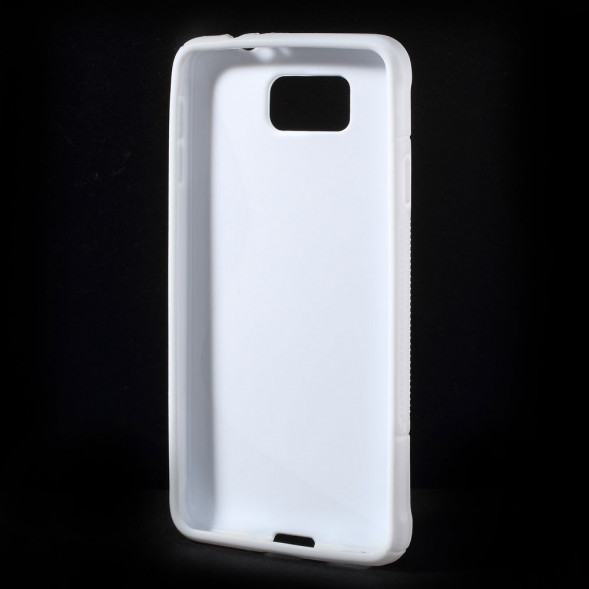 Антискользящий чехол для Samsung Galaxy Alpha G850 (Белый)