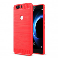 Матовый TPU чехол для Huawei Honor V8 (Красный)