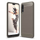 Чехол накладка Carbon Fibre для Huawei P20 Pro / P20 Plus (серый)