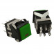 KD2-21BER (PSW-22 ФЧЗ) Переключатель кнопочный (зеленый)
