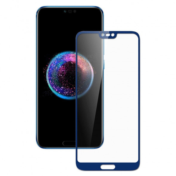 3D Защитное стекло для Huawei Honor 10 (синий)
