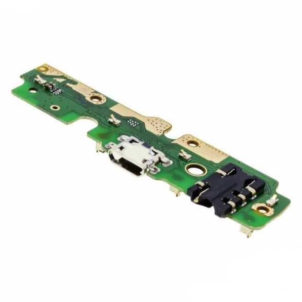 Шлейф для Tecno Spark 7 плата на разъем зарядки, разъем гарнитуры, микрофон