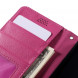 Чехол книжка с визитницей для Microsoft Lumia 650 (Малиновый)