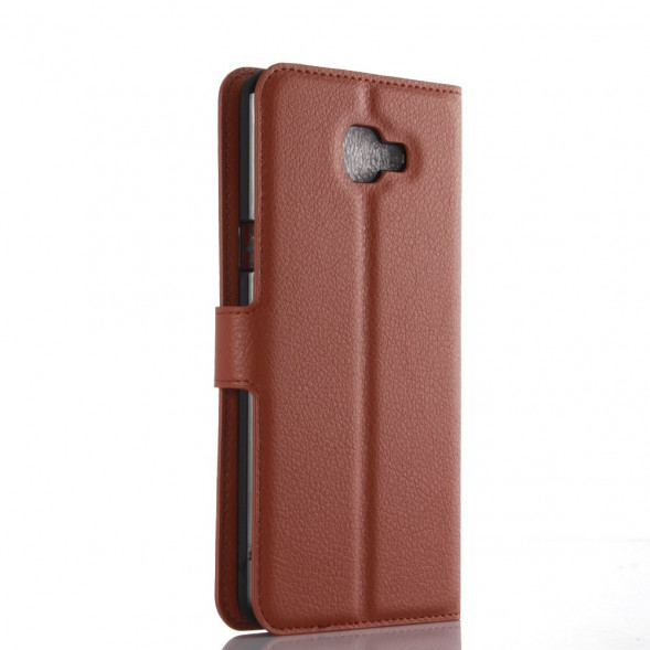 Чехол книжка с визитницей для Samsung Galaxy A9 (2016) (Коричневый)