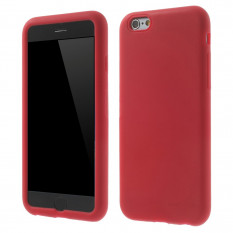 Силиконовый чехол накладка для iPhone 6, 6S (Красный)