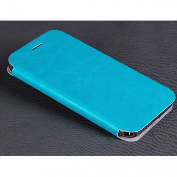 Чехол книжка Mofi для Asus Zenfone Zoom ZX551ML, ZX550ML (Голубой)