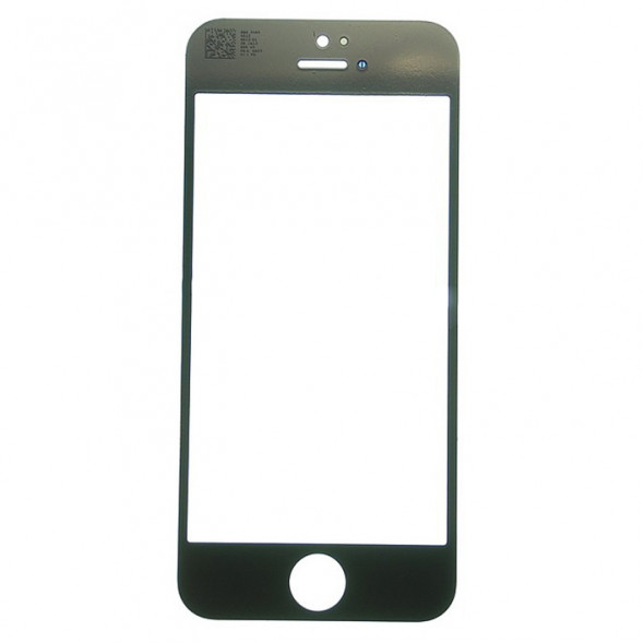 Стекло для iPhone 5 (Черное)