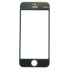 Стекло для iPhone 5 (Черное)