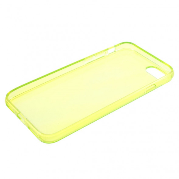 Силиконовый TPU накладка чехол для iPhone 7 (Желтый)