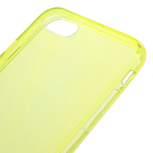 Силиконовый TPU накладка чехол для iPhone 7 (Желтый)