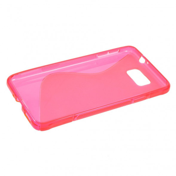 Антискользящий чехол для Samsung Galaxy Alpha G850 (Малиновый)