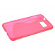Антискользящий чехол для Samsung Galaxy Alpha G850 (Малиновый)
