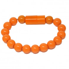 Кабель зарядки - браслет Lightning Wearable Bracelet Charging Line для iPhone (Оранжевый)