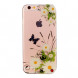 Силиконовый чехол с рисунком для iPhone 6, 6S (Хризантемы)