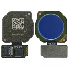 Шлейф для Huawei Honor 10i (HRY-LX1T), 10 Lite (HRY-LX1), P Smart (2019) (POT-LX1) на сканер отпечатка пальца (синий)