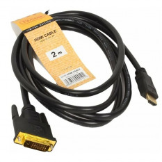 Кабель HDMI - DVI-D TV-COM LCG135E-2M - Черный