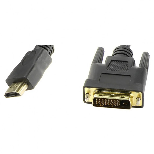 Кабель HDMI - DVI-D TV-COM LCG135E-2M - Черный