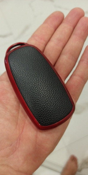 Чехол для ключа Omoda C5, Chery Tiggo 8 Pro, Tiggo 8plus, 5 Plus, 7 Pro (Красный)