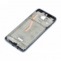 Рамка дисплея для Xiaomi Redmi Note 8 Pro (на 2 SIM карты) (Черный) средняя часть