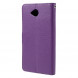 Чехол книжка с визитницей для Microsoft Lumia 650 (Фиолетовый)