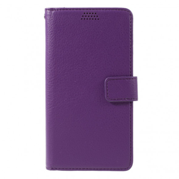 Чехол книжка с визитницей для Microsoft Lumia 650 (Фиолетовый)
