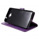 Чехол книжка с визитницей для Microsoft Lumia 650 (Фиолетовый)
