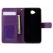 Чехол книжка с визитницей для Microsoft Lumia 650 (Фиолетовый)