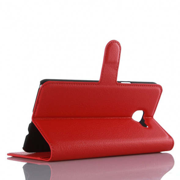 Чехол книжка с визитницей для Samsung Galaxy A9 (2016) (Красный)