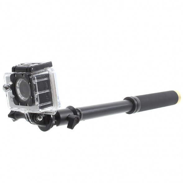 Металлический выдвижной монопод для камеры GoPro Hero 4, 3 +, 3, 2, 1