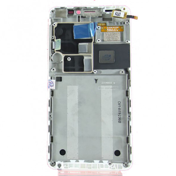 Дисплей для Lenovo S850 в рамке (Белый)