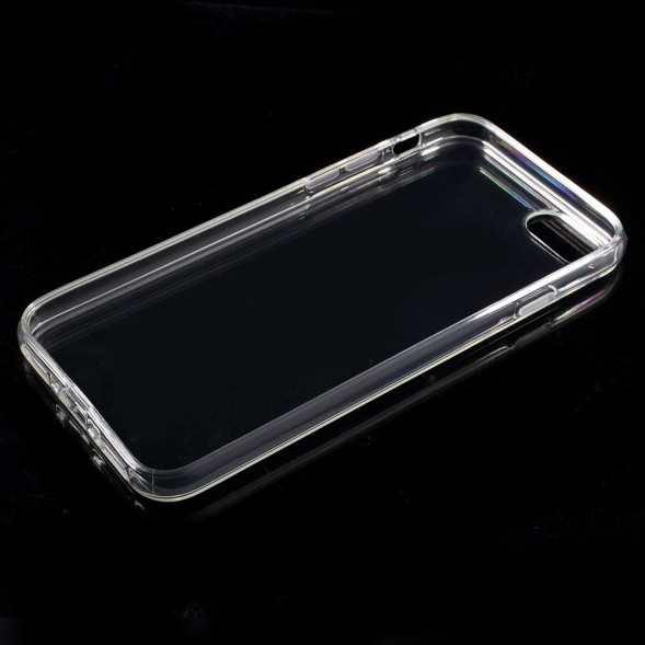 Силиконовый TPU накладка чехол для iPhone 7 (Прозрачный)