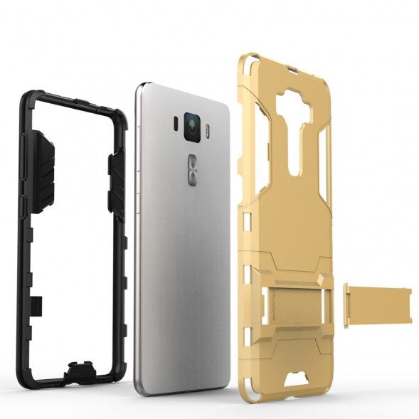Чехол Duty Armor с подставкой для ASUS ZenFone 3 Deluxe ZS550KL (Золотистый)