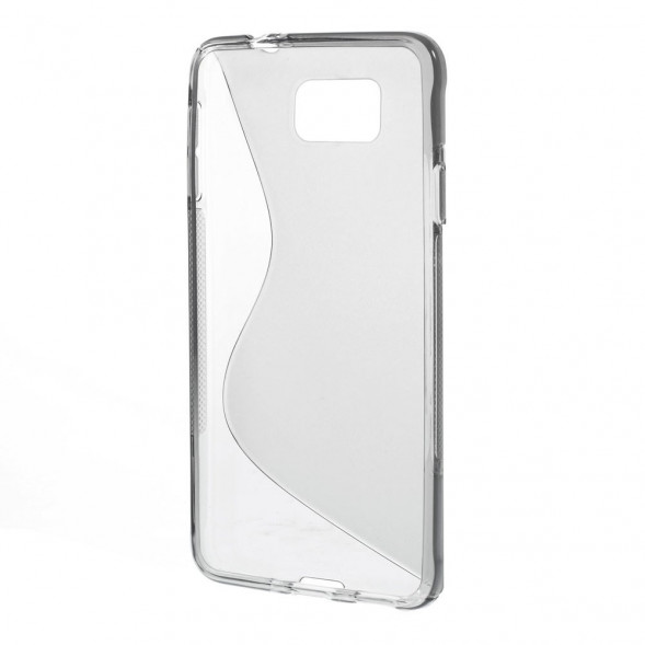 Антискользящий чехол для Samsung Galaxy Alpha G850 (Серый)