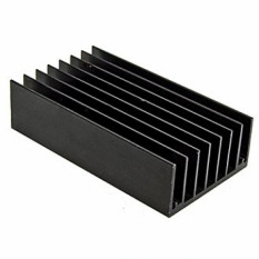 HS 117-75 Радиатор ребристый (черный)